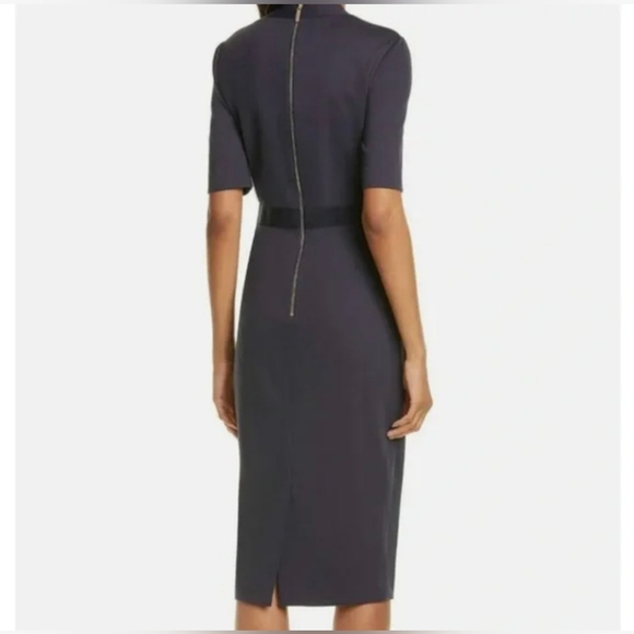 Ted Baker London Norraa Fantasia Shealth Bodycon Dress Size 8 - Picture 3 of 11